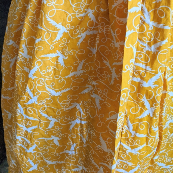 Anthropologie Girls fromSavoy Bird Ruffle Dress 10 - Picture 5 of 9